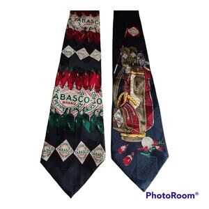 Tabasco hot sauce golf logo tie lot
